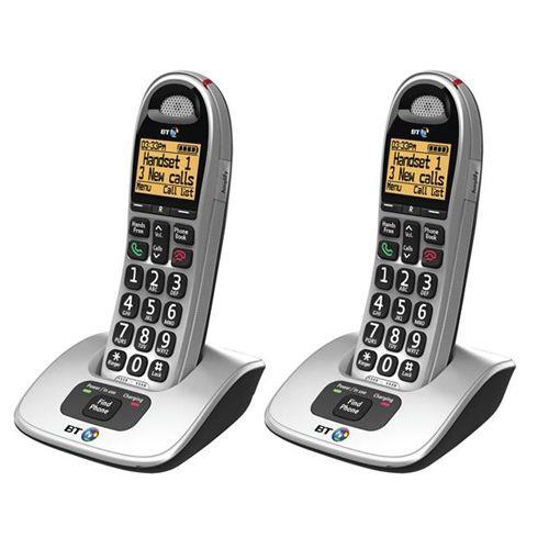 BT 4000 Twin Big Button Cordless Phones (Refurbished)