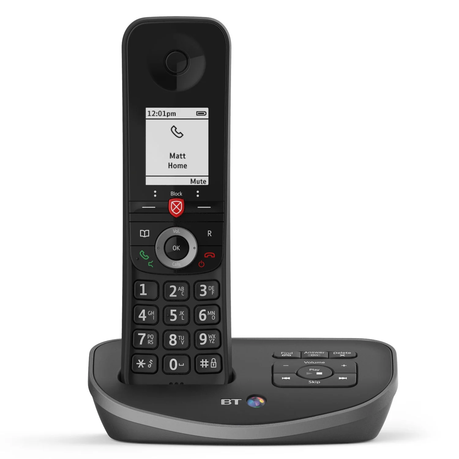 BT Advanced Cordless Phone with Answer Machine, Single Handset - Image 2