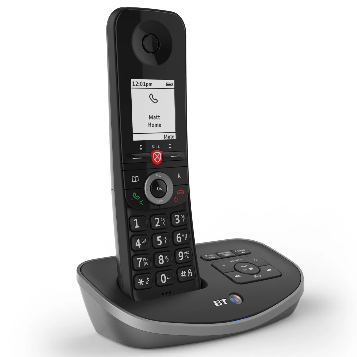 BT Advanced Cordless Phone with Answer Machine, Single Handset - Image 3
