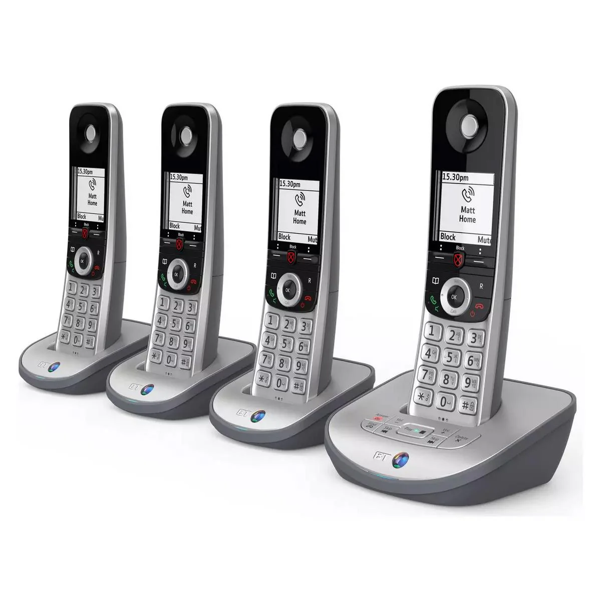 BT Advanced Phone Z Landline Phone, Quad Handset - Image 2