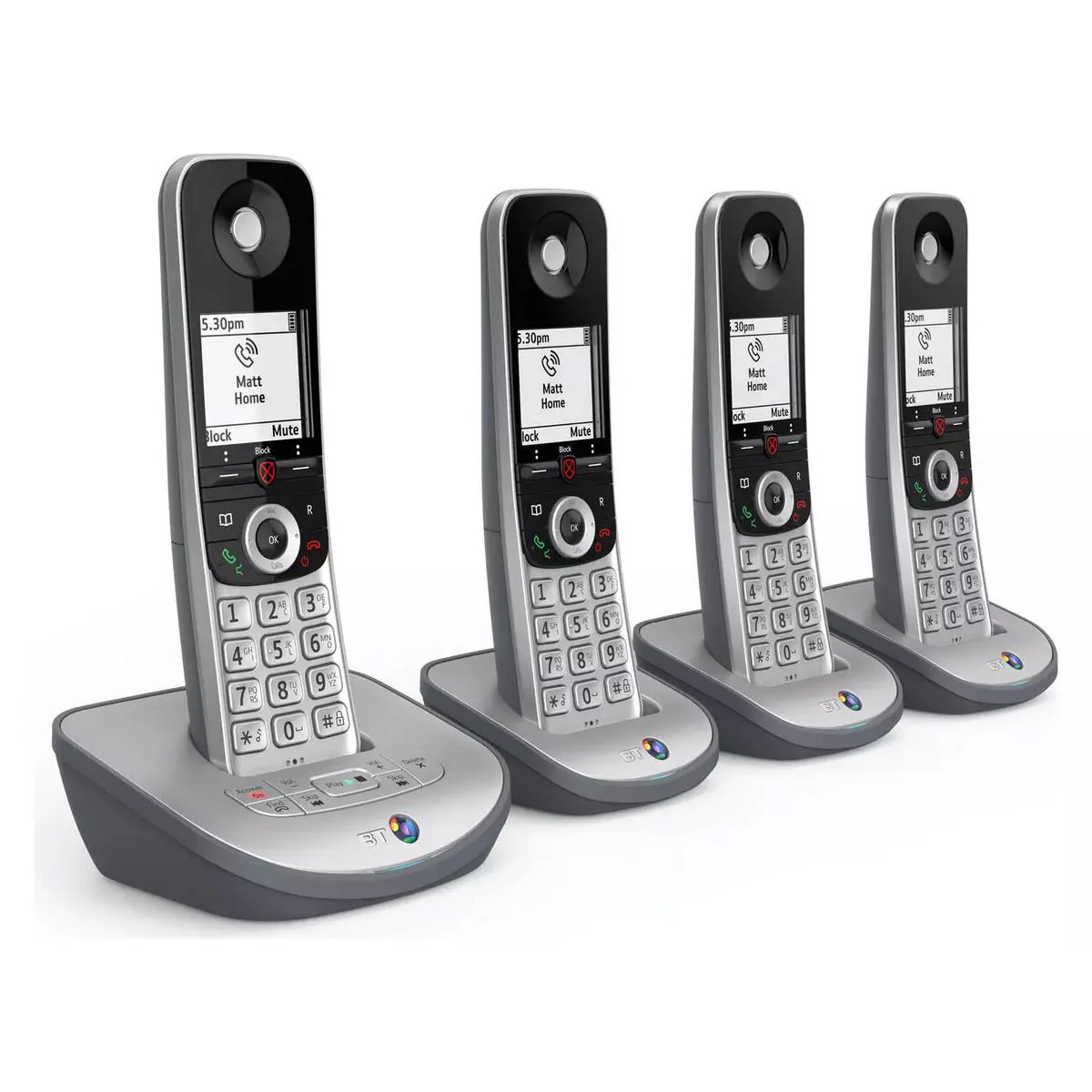 BT Advanced Phone Z Landline Phone, Quad Handset - Image 3