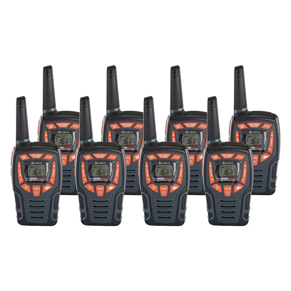 Cobra AM855 Eight Pack Walkie Talkies