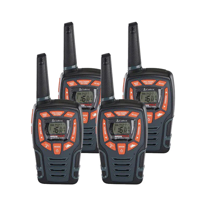 Cobra AM855 Quad Pack Walkie Talkies