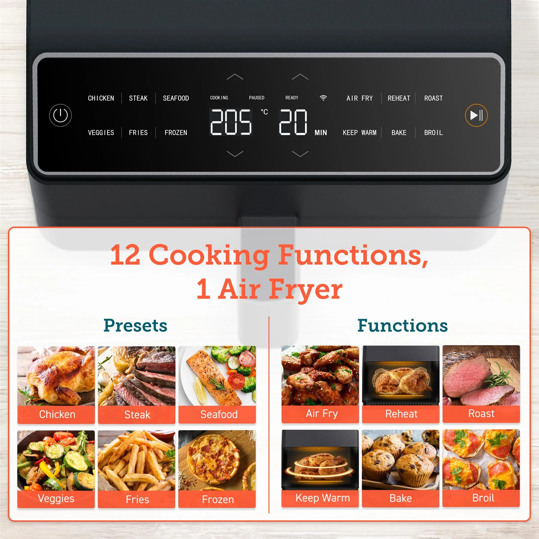 COSORI Dual Blaze 6.4 Litre Smart Air Fryer - Image 8