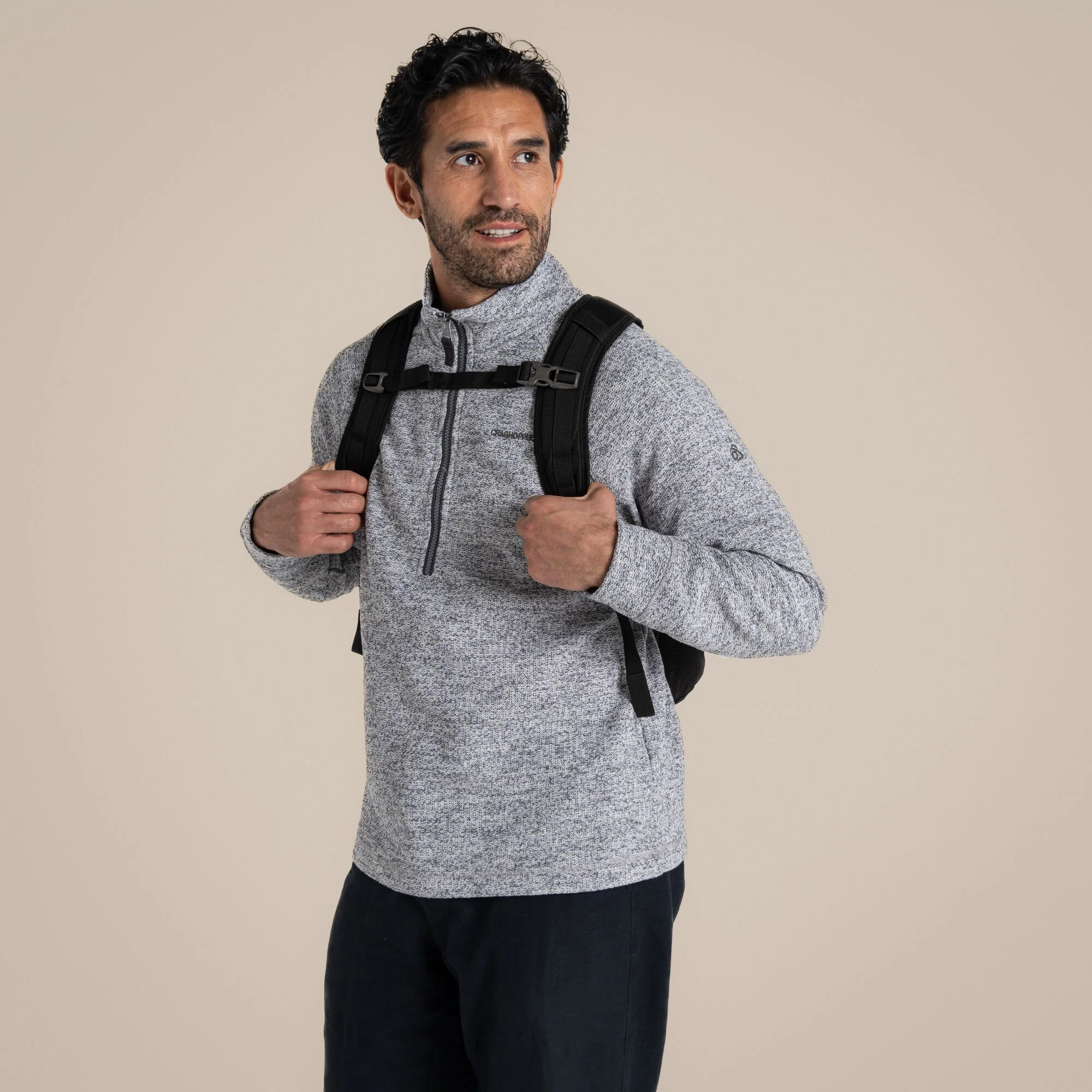 Craghoppers 16L Kiwi Classic Rolltop Backpack II | Black - Image 5