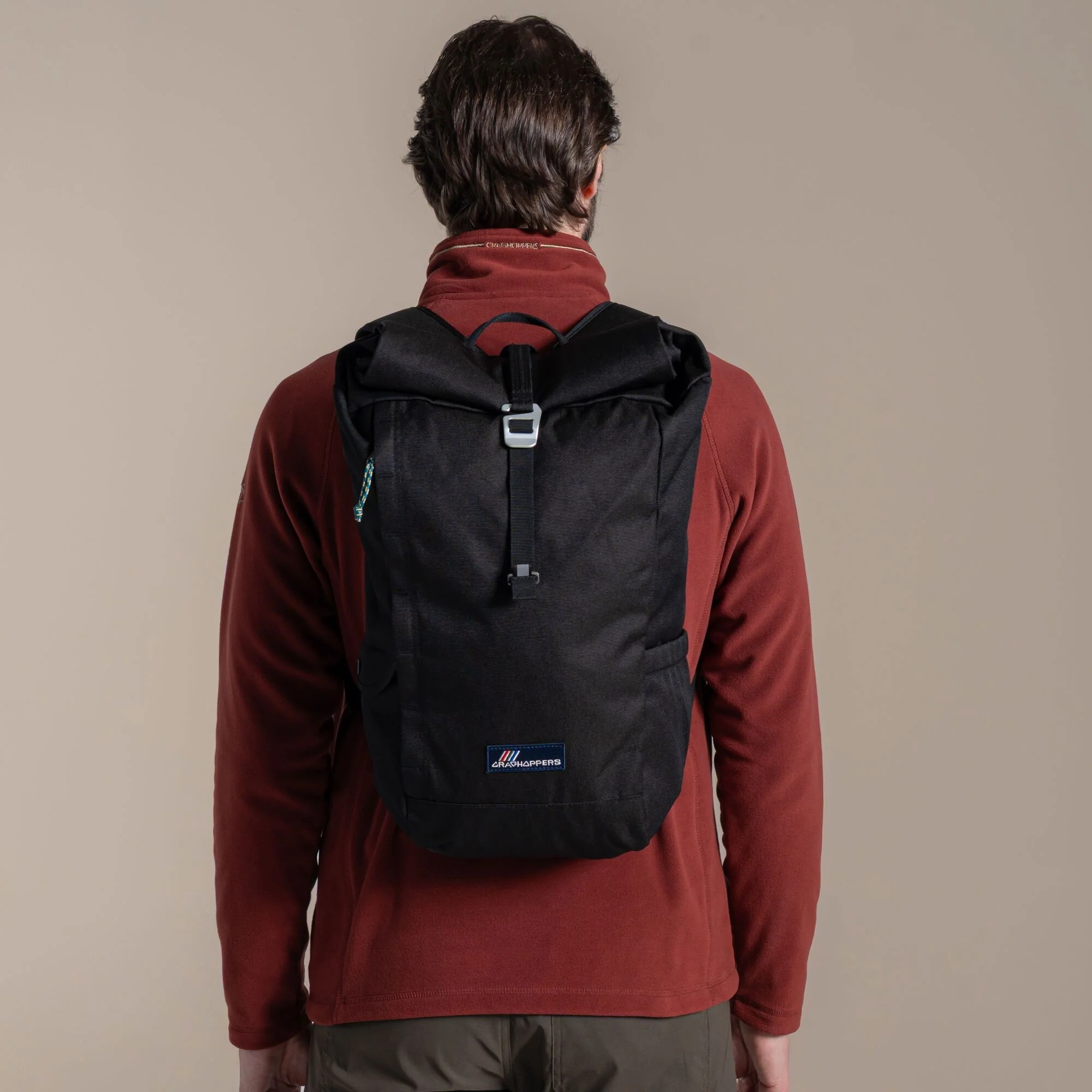 Craghoppers 20L Kiwi Classic Rolltop Backpack II | Black