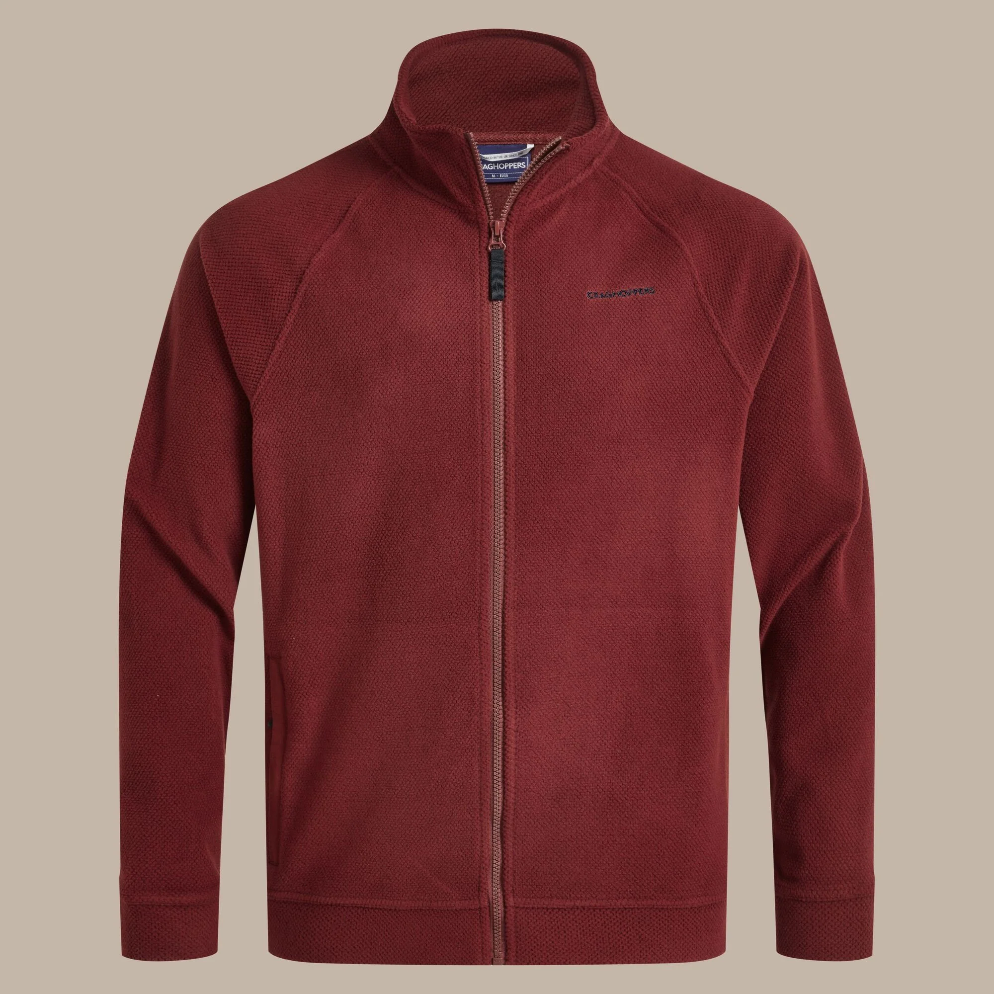 Craghoppers Men's Charlston Full Zip Fleece Jacket | Red Jasper - Image 6