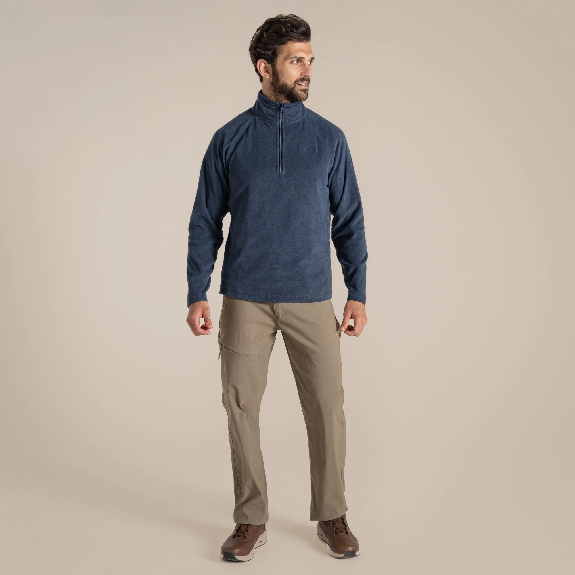 Craghoppers Men's Corey VI Half Zip Fleece | Blue Navy Marl - Image 3