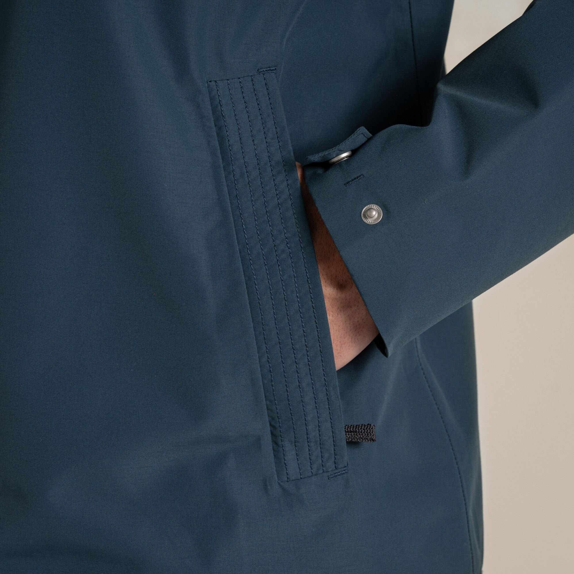 Craghoppers Mens' Harslow Waterproof Jacket | Blue Stone - Image 7