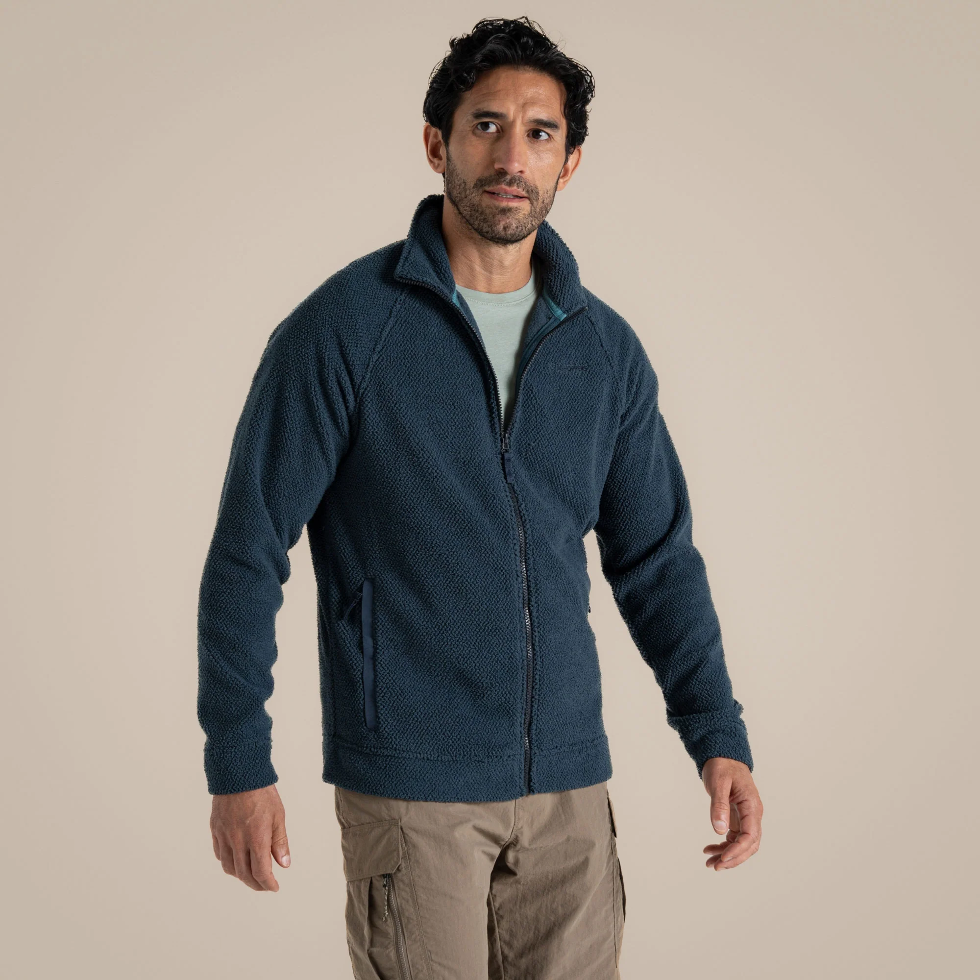 Craghoppers Men's Karlton Full Zip Fleece | Blue Stone