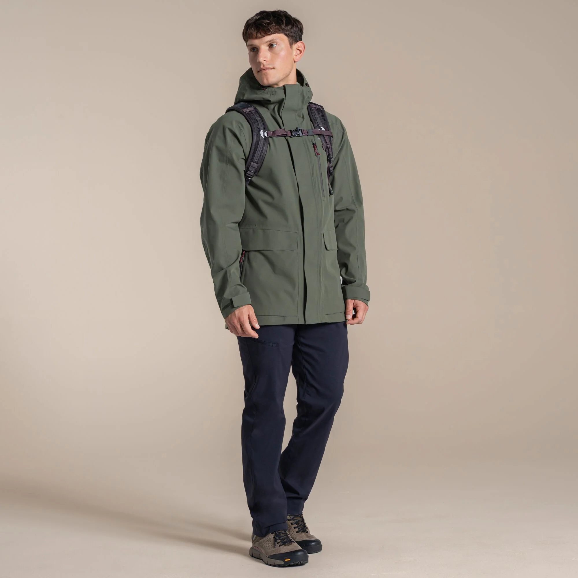 Craghoppers Men's Lorton II Waterproof Jacket | Dark Sage - Image 3