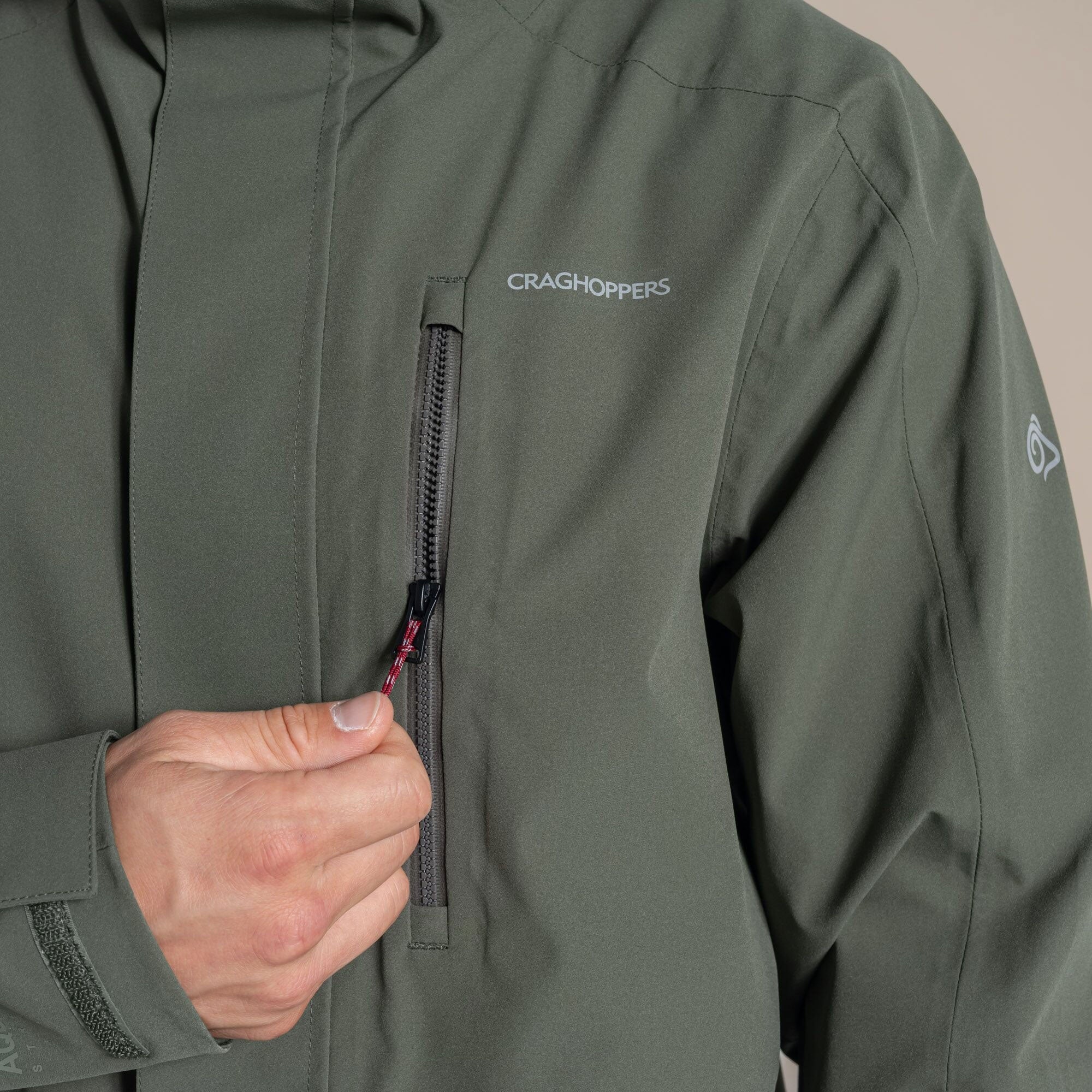 Craghoppers Men's Lorton II Waterproof Jacket | Dark Sage - Image 5