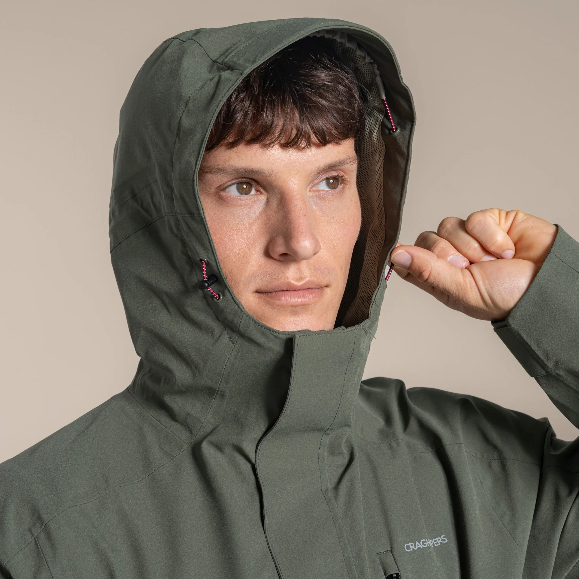 Craghoppers Men's Lorton II Waterproof Jacket | Dark Sage - Image 8