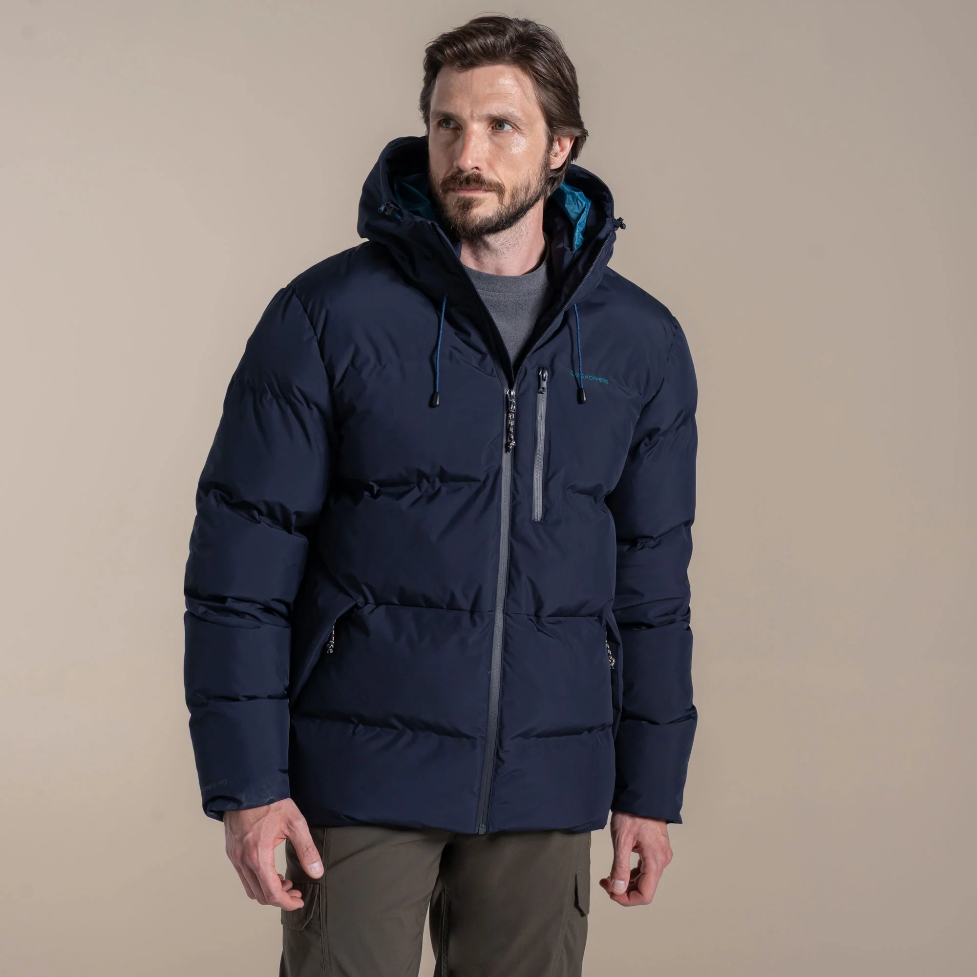 Craghoppers Men's Mardale Hooded Insulated Jacket | Dark Navy