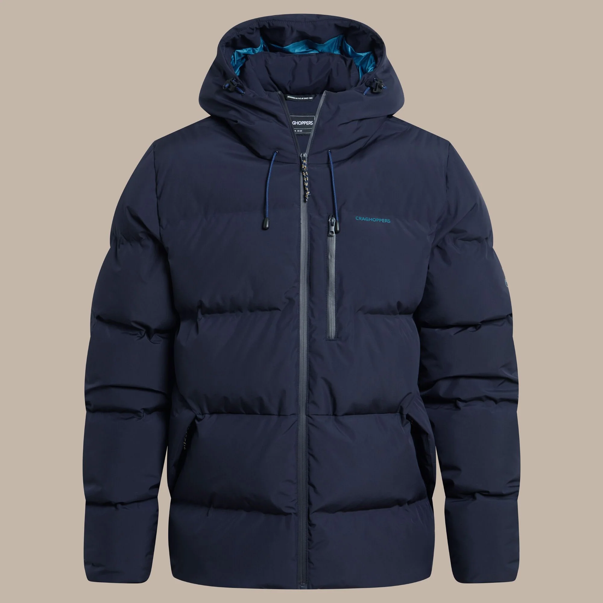 Craghoppers Men's Mardale Hooded Insulated Jacket | Dark Navy - Image 9