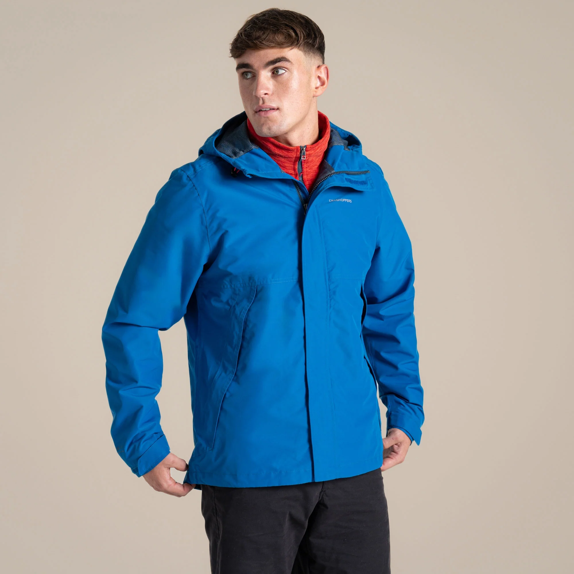 Craghoppers Men's Ossus Waterproof Jacket | Fresh Blue