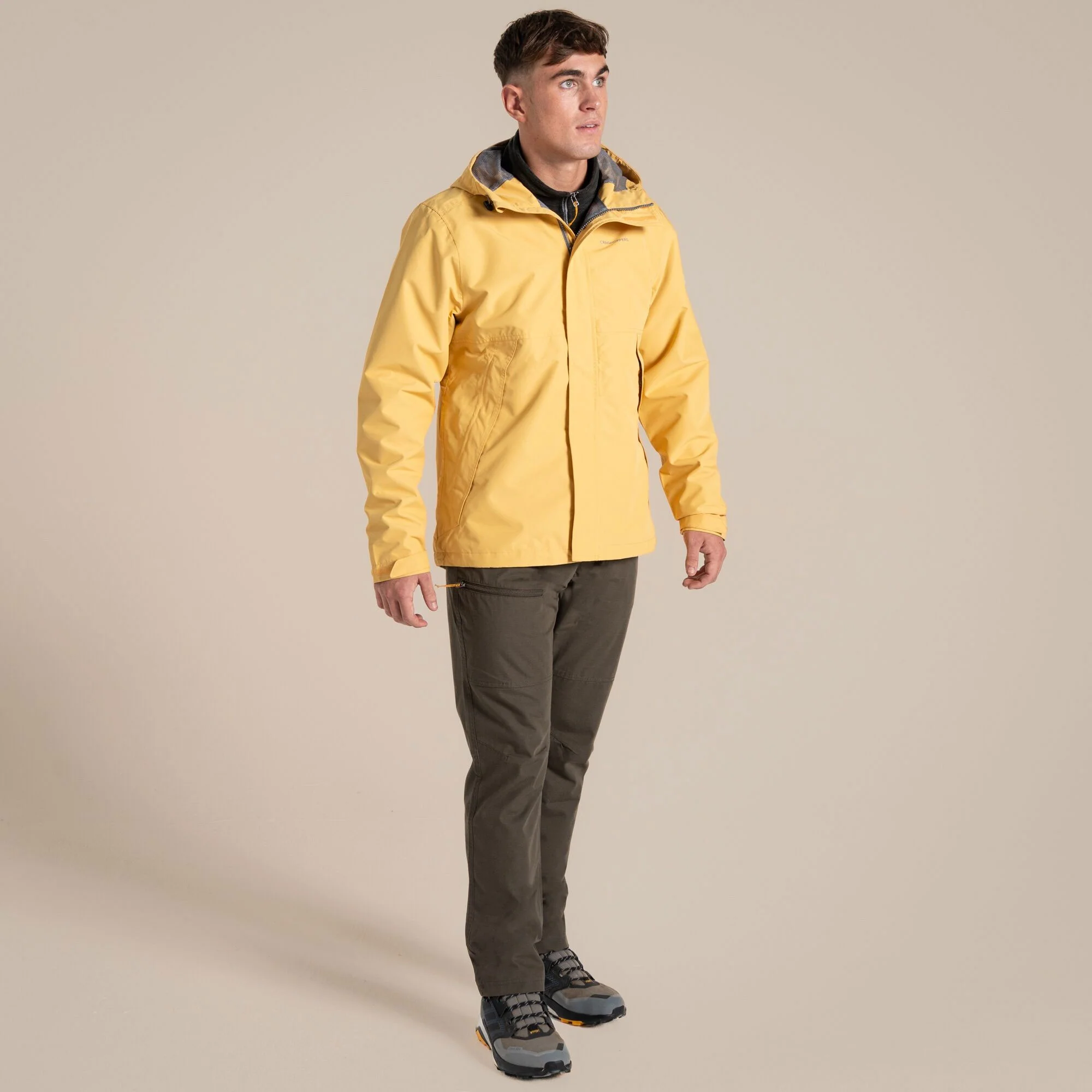 Craghoppers Men's Ossus Waterproof Jacket | Indian Yellow - Image 3