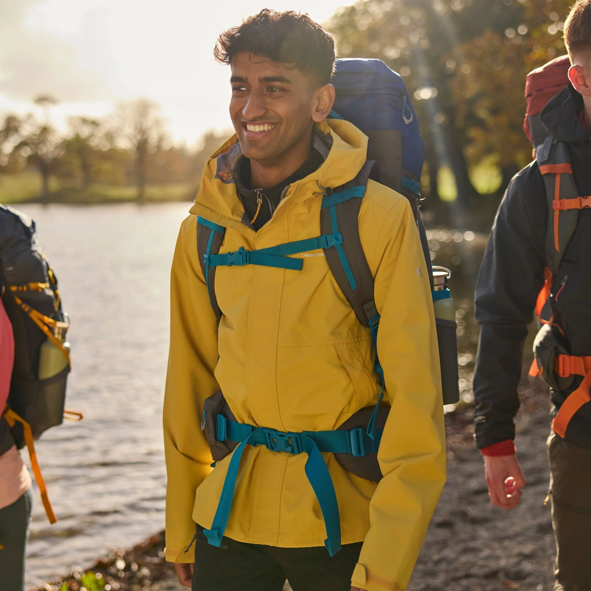 Craghoppers Men's Ossus Waterproof Jacket | Indian Yellow - Image 9