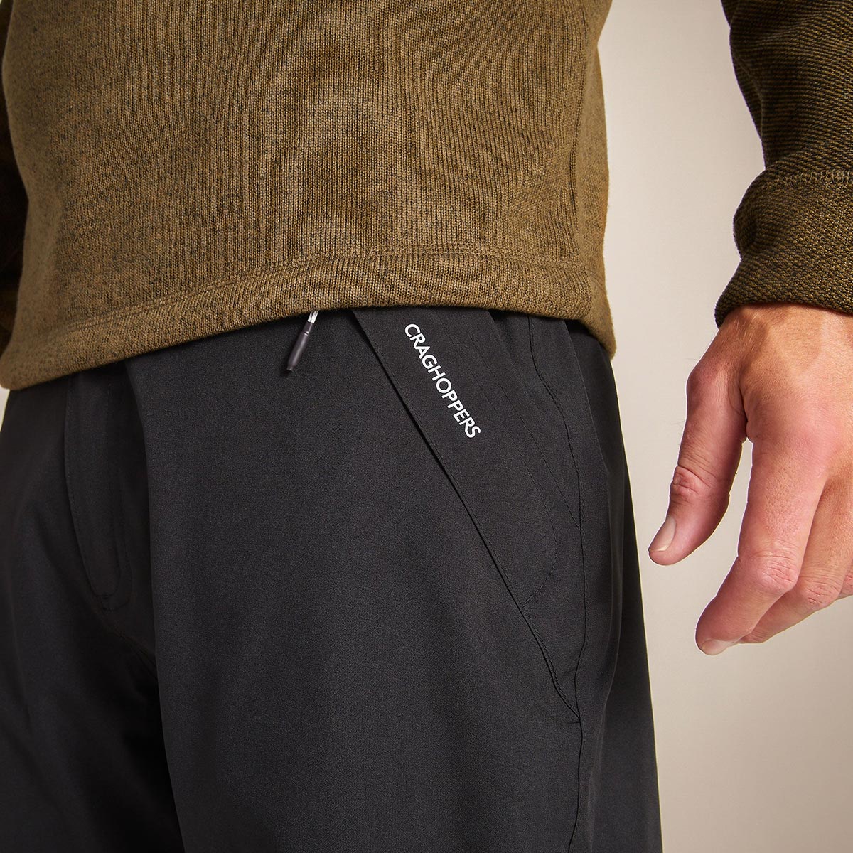 Craghoppers Men's Stefan II Waterproof Trousers | Black - Image 3