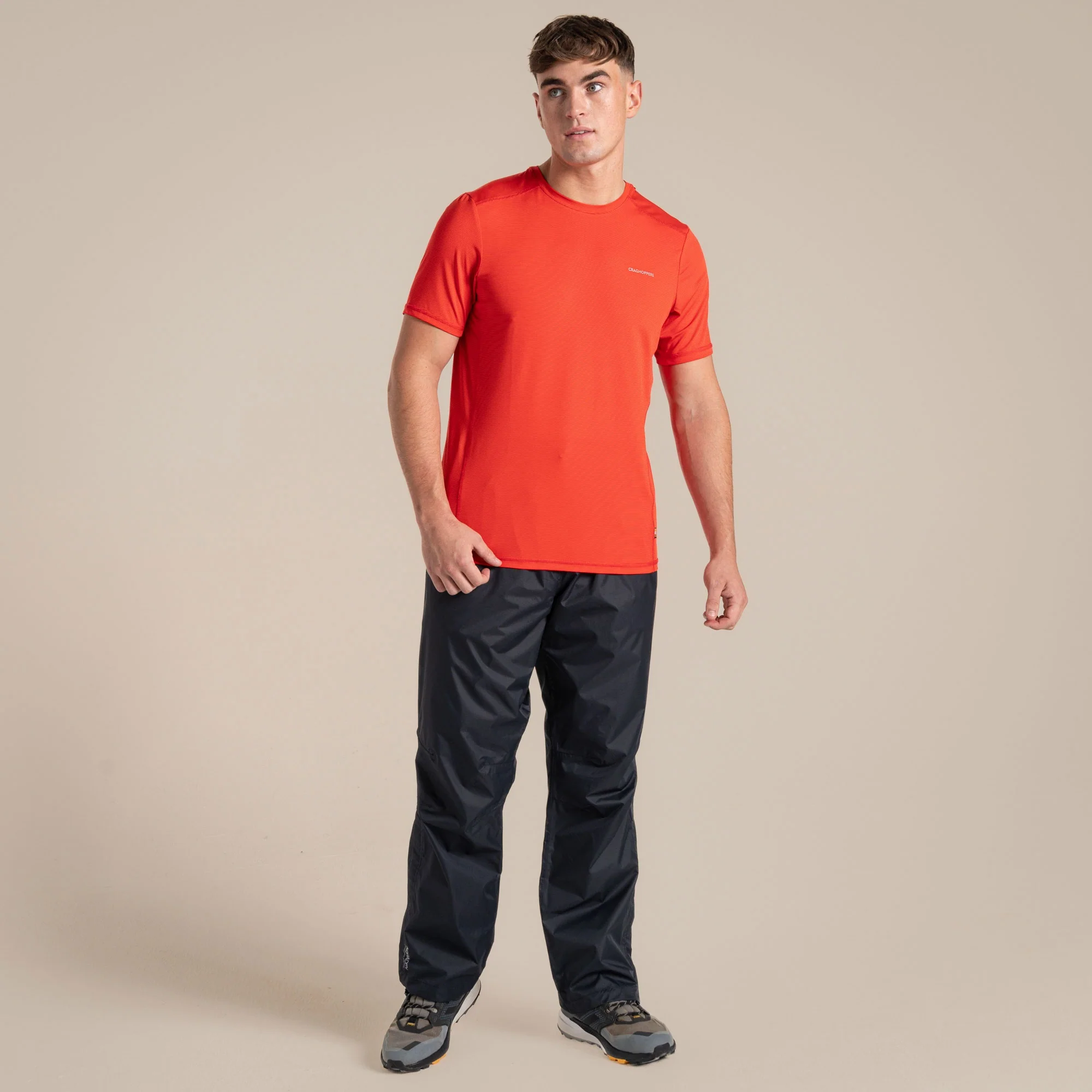 Craghoppers Unisex Ascent II Waterproof Over Trouser | Black - Image 3