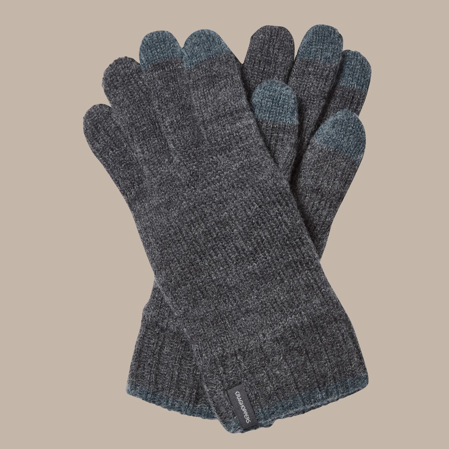 Craghoppers Unisex Gallus Glove | Black Pepper