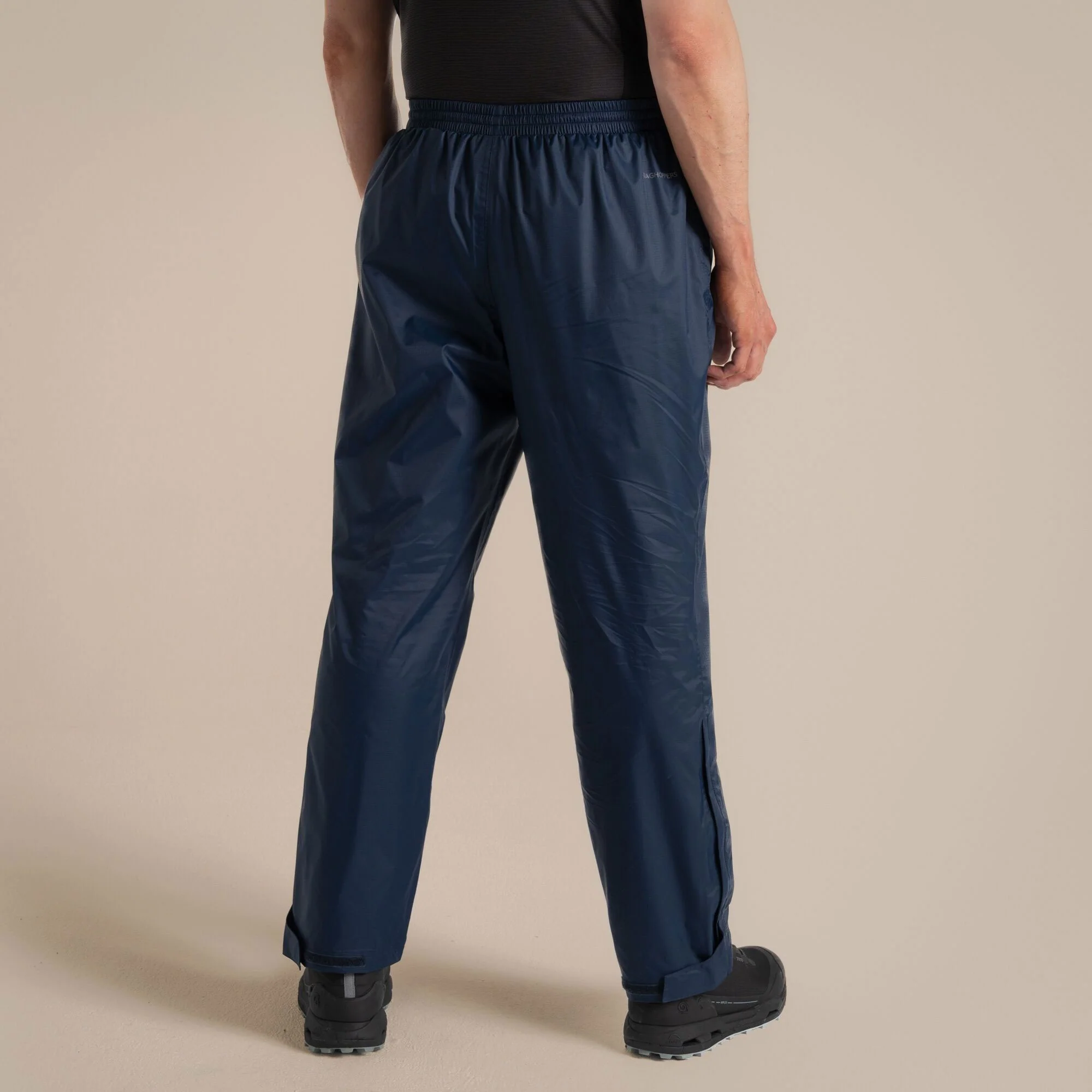 Craghoppers Unisex Petterill Waterproof Packable Overtrouser | Blue Navy - Image 2