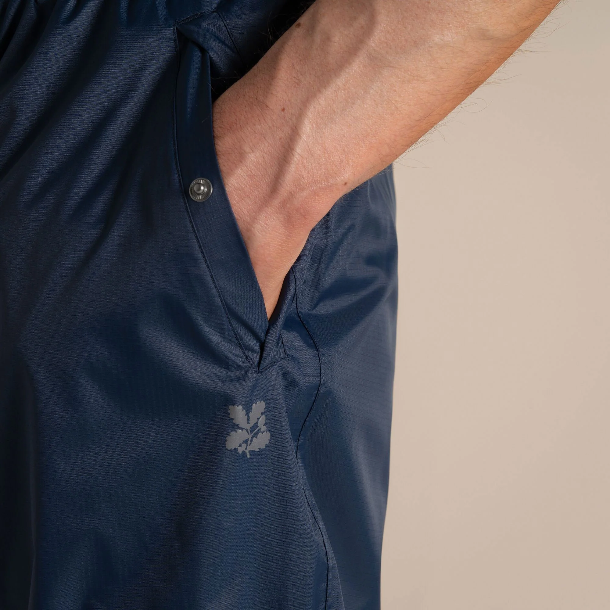 Craghoppers Unisex Petterill Waterproof Packable Overtrouser | Blue Navy - Image 3