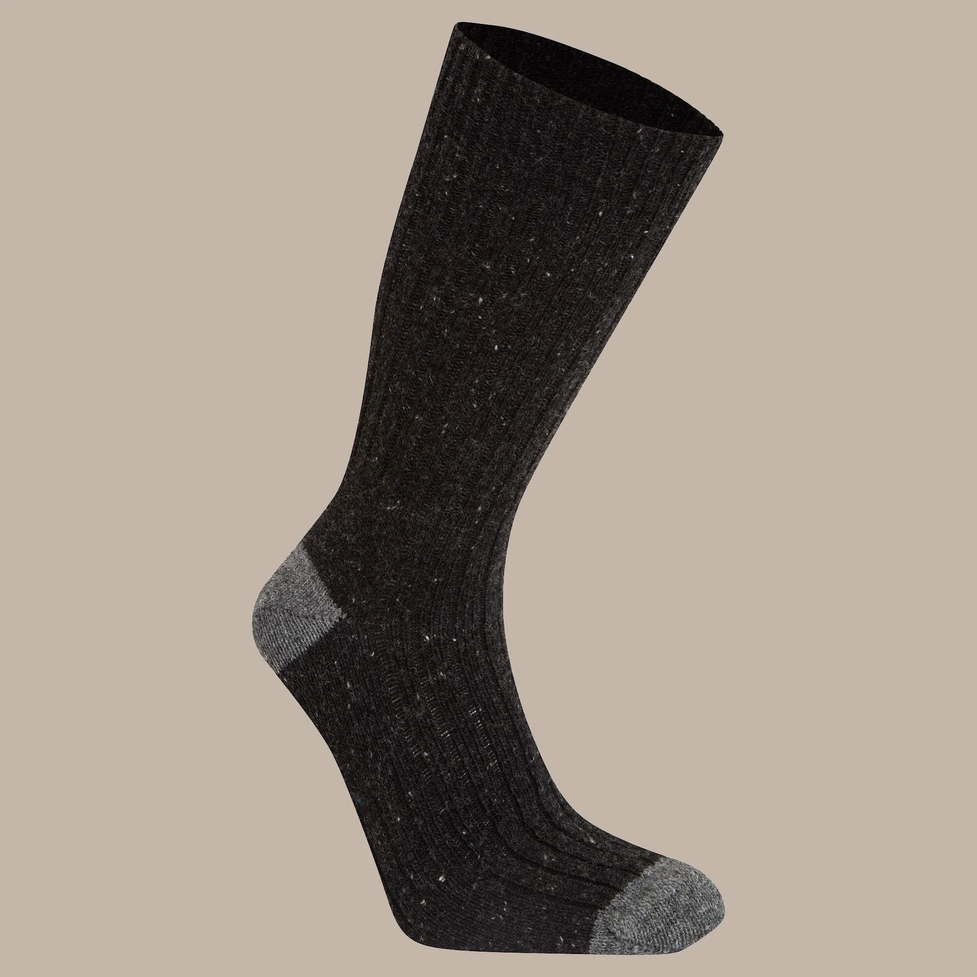 Craghoppers Unisex Torver Walking Socks | Black Pepper / Light Grey