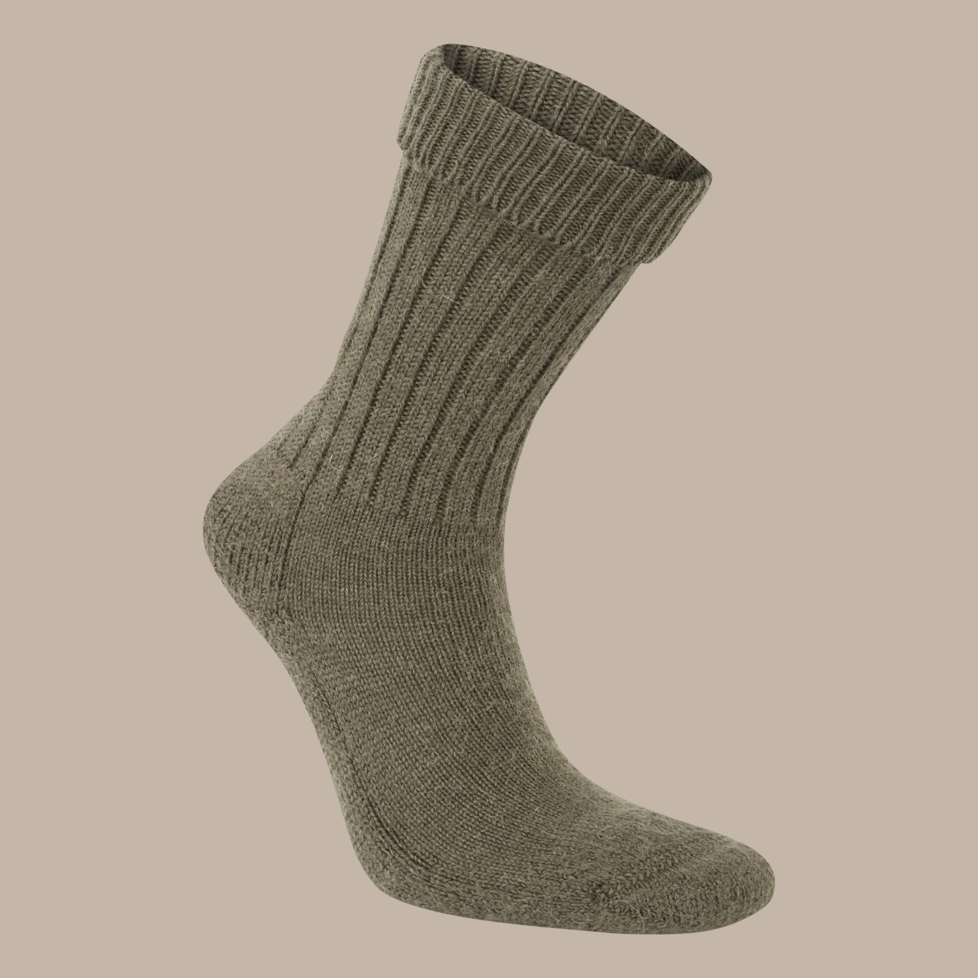 Craghoppers Unisex Wool Hiker Socks | Woodland Green Marl