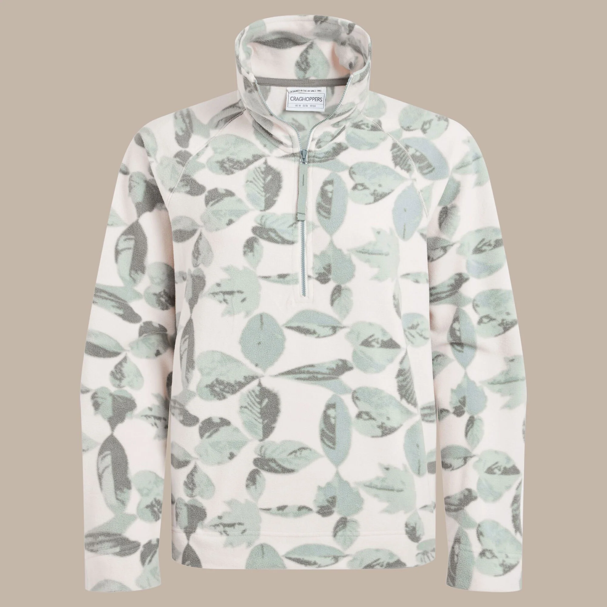 Craghoppers Women's Annjela Half Zip Fleece | Iced Matcha Print - Image 7