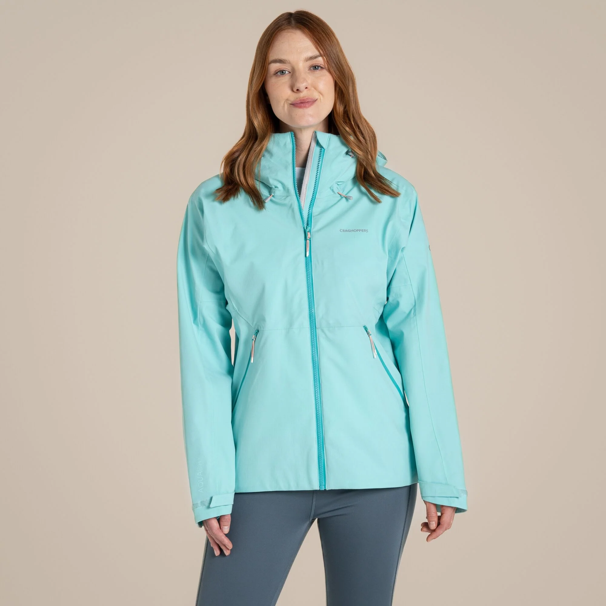 Craghoppers Women's Dynamic Pro III Waterproof Jacket | Aqua Sky
