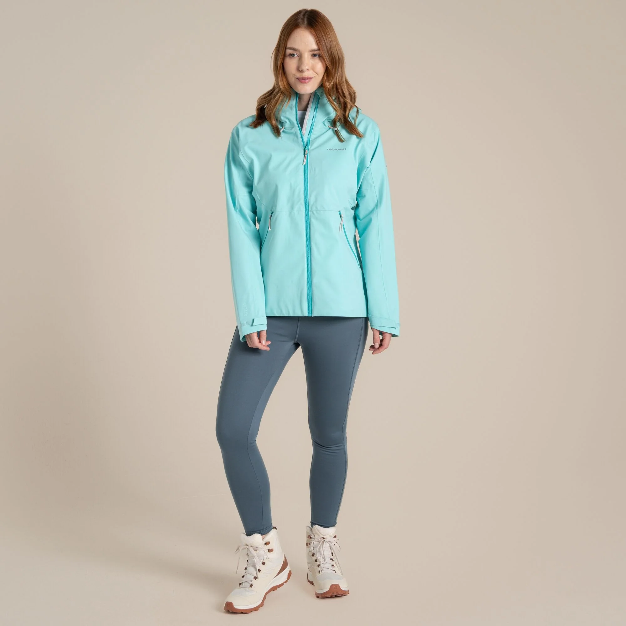 Craghoppers Women's Dynamic Pro III Waterproof Jacket | Aqua Sky - Image 3