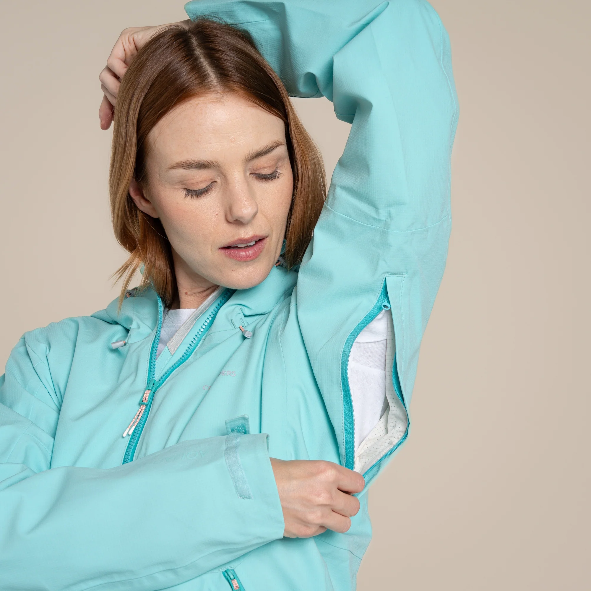 Craghoppers Women's Dynamic Pro III Waterproof Jacket | Aqua Sky - Image 6