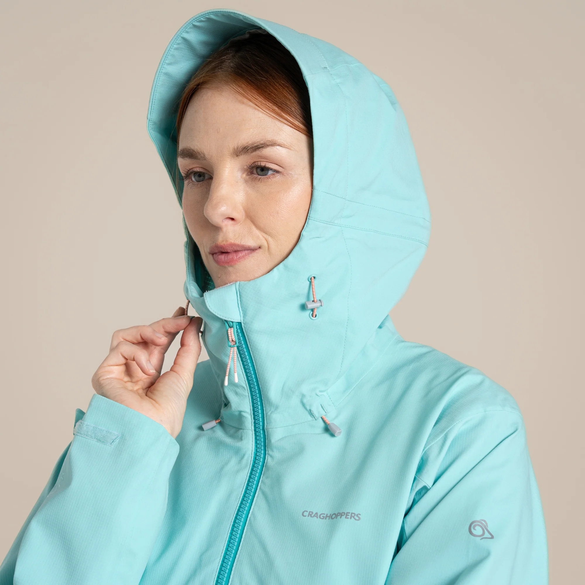 Craghoppers Women's Dynamic Pro III Waterproof Jacket | Aqua Sky - Image 7