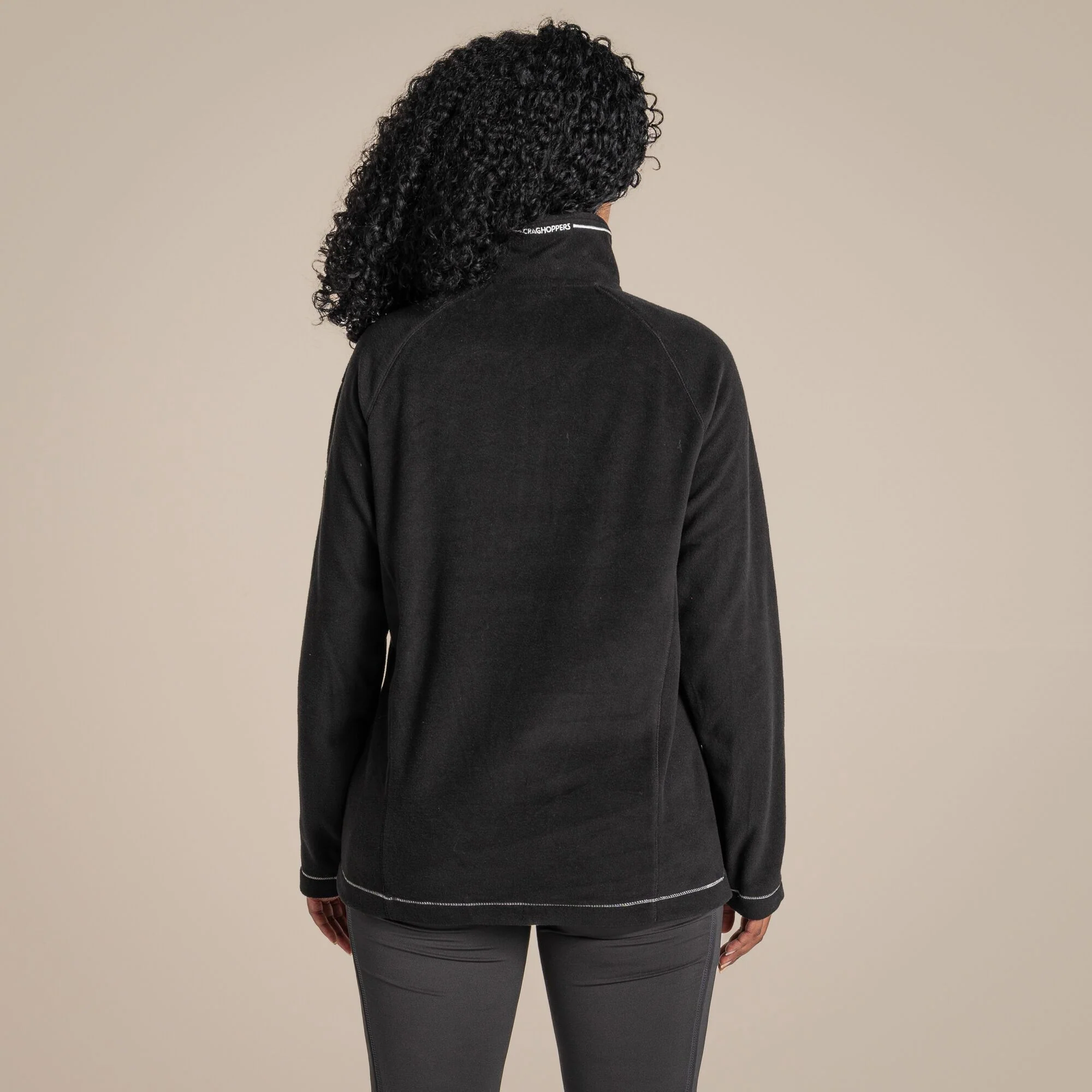 Craghoppers Women's Miska VI Half Zip Fleece | Black - Image 7