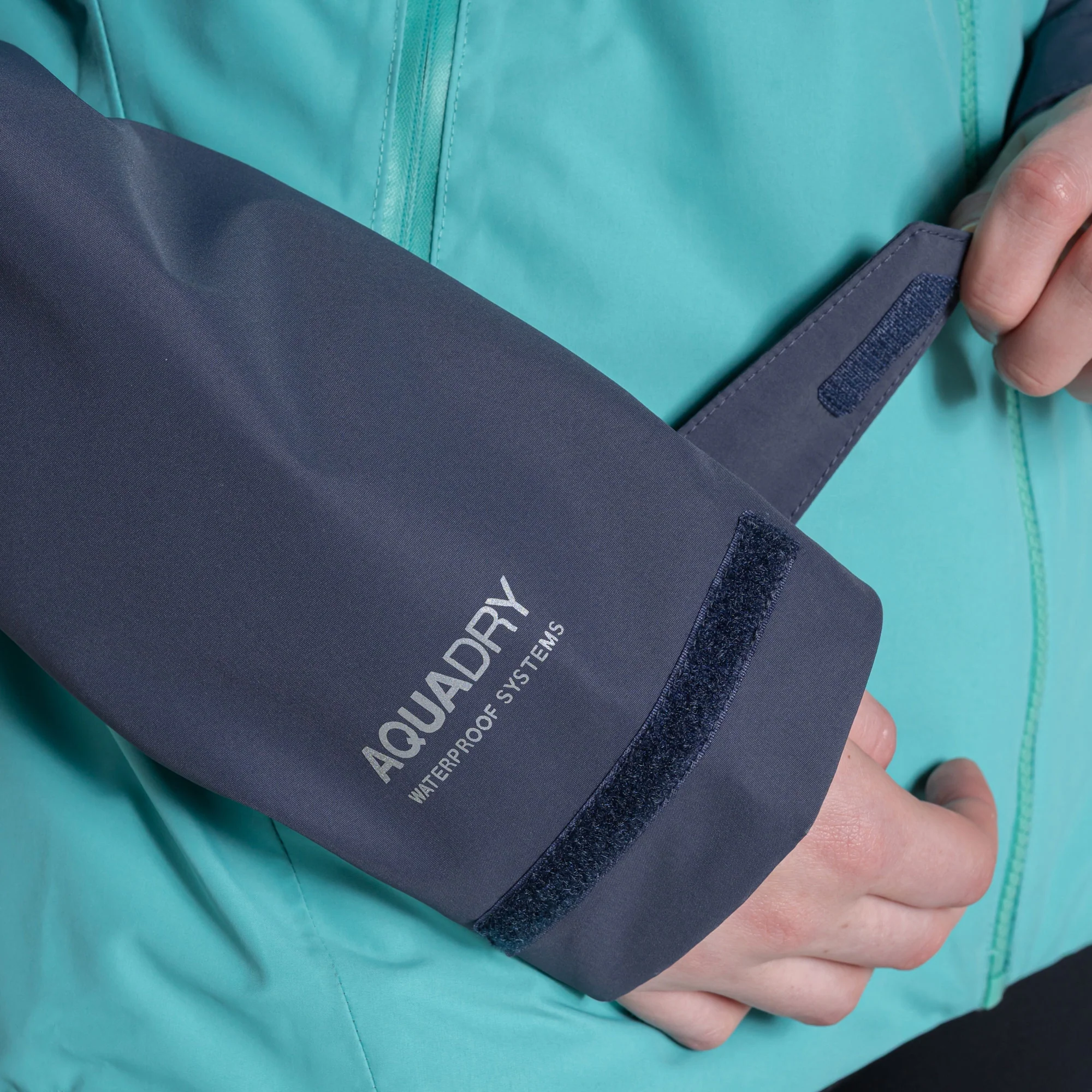 Craghoppers Women's Vanth Waterproof Jacket | Glazed Aqua / Anthracite - Image 5