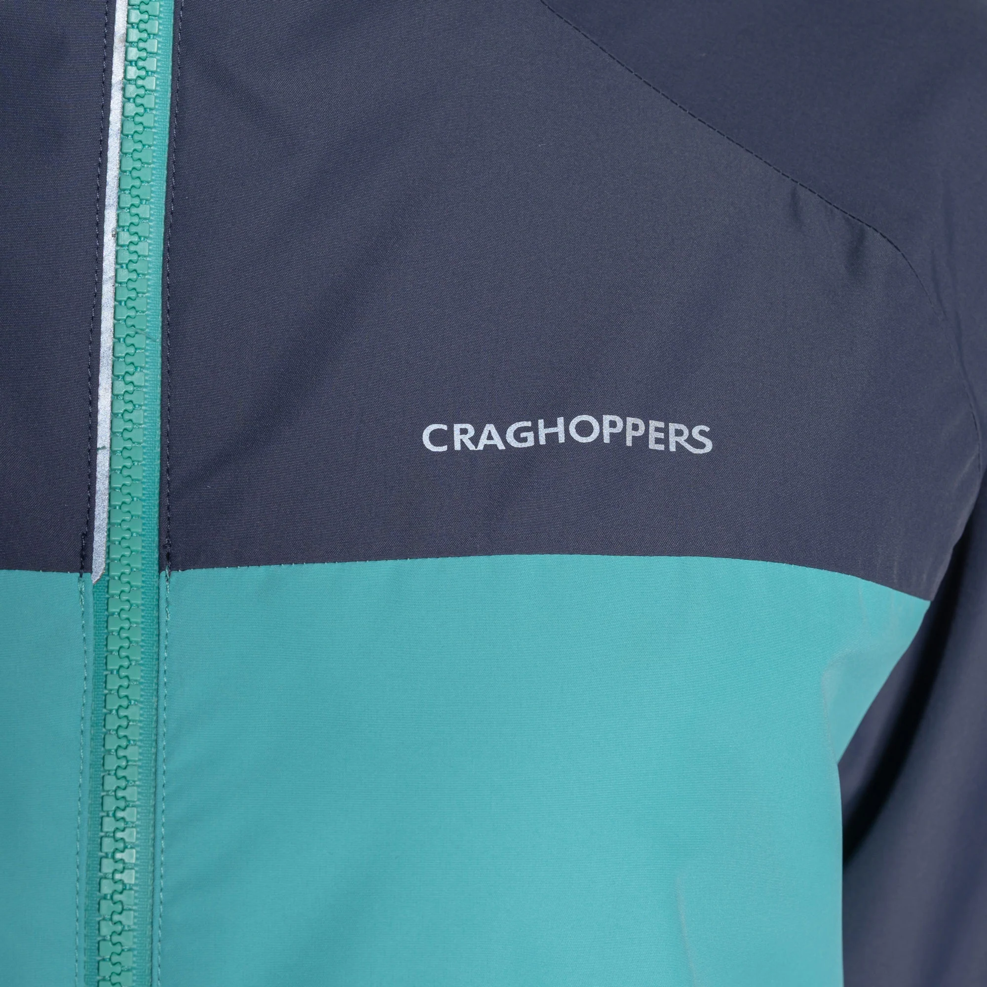 Craghoppers Women's Vanth Waterproof Jacket | Glazed Aqua / Anthracite - Image 7