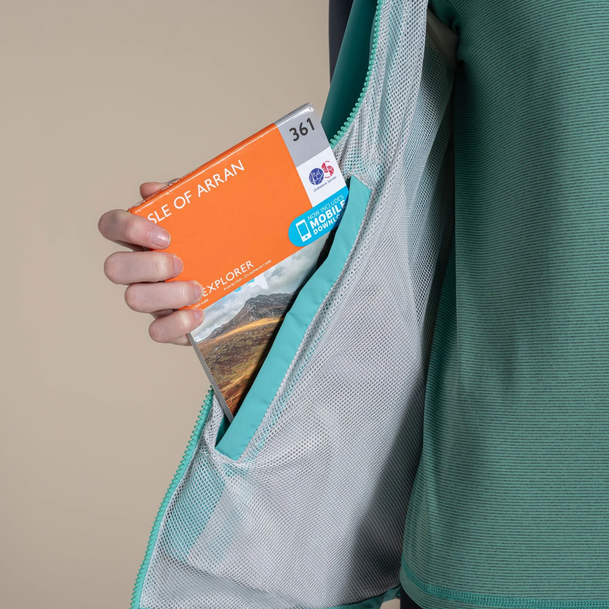 Craghoppers Women's Vanth Waterproof Jacket | Glazed Aqua / Anthracite - Image 8