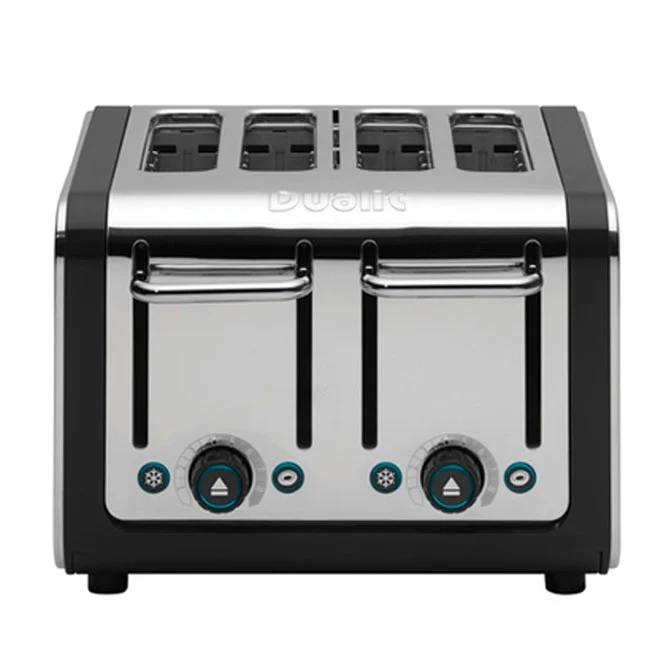 Dualit Architect 4-Slice Toaster in Black & Brushed Steel