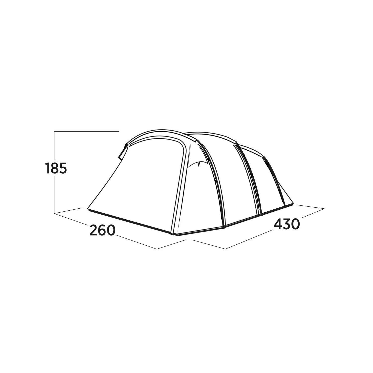 Easy Camp Hamra 4, 4-Person Tent - Image 12