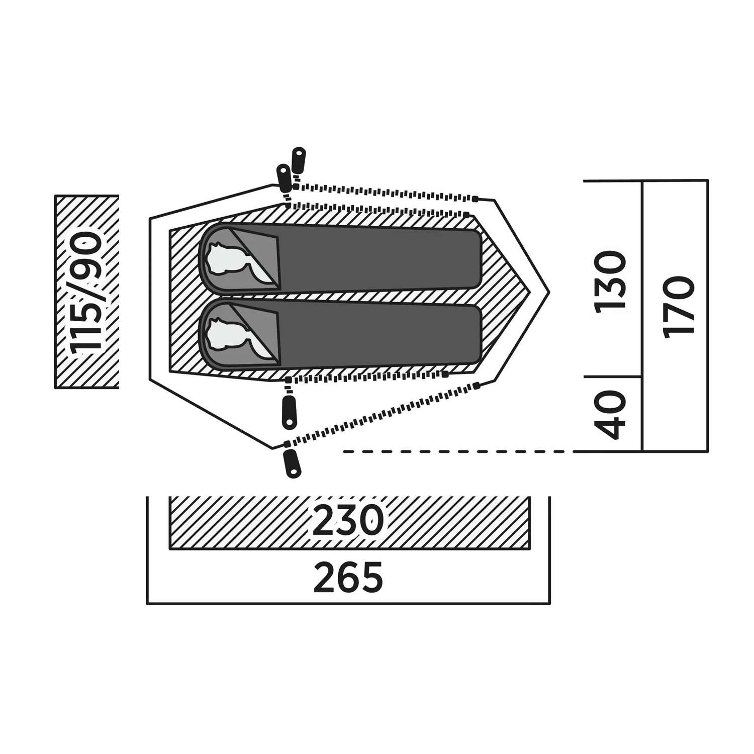 Easy Camp Hemsedal 2, 2-Person Tent - Image 4