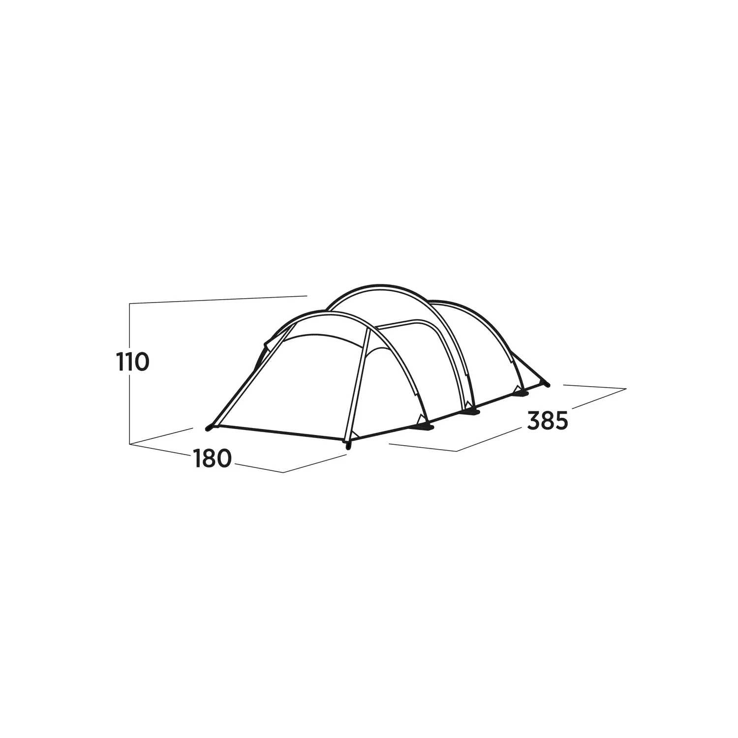 Easy Camp Pasvik 3, 3-Person Tent - Image 7