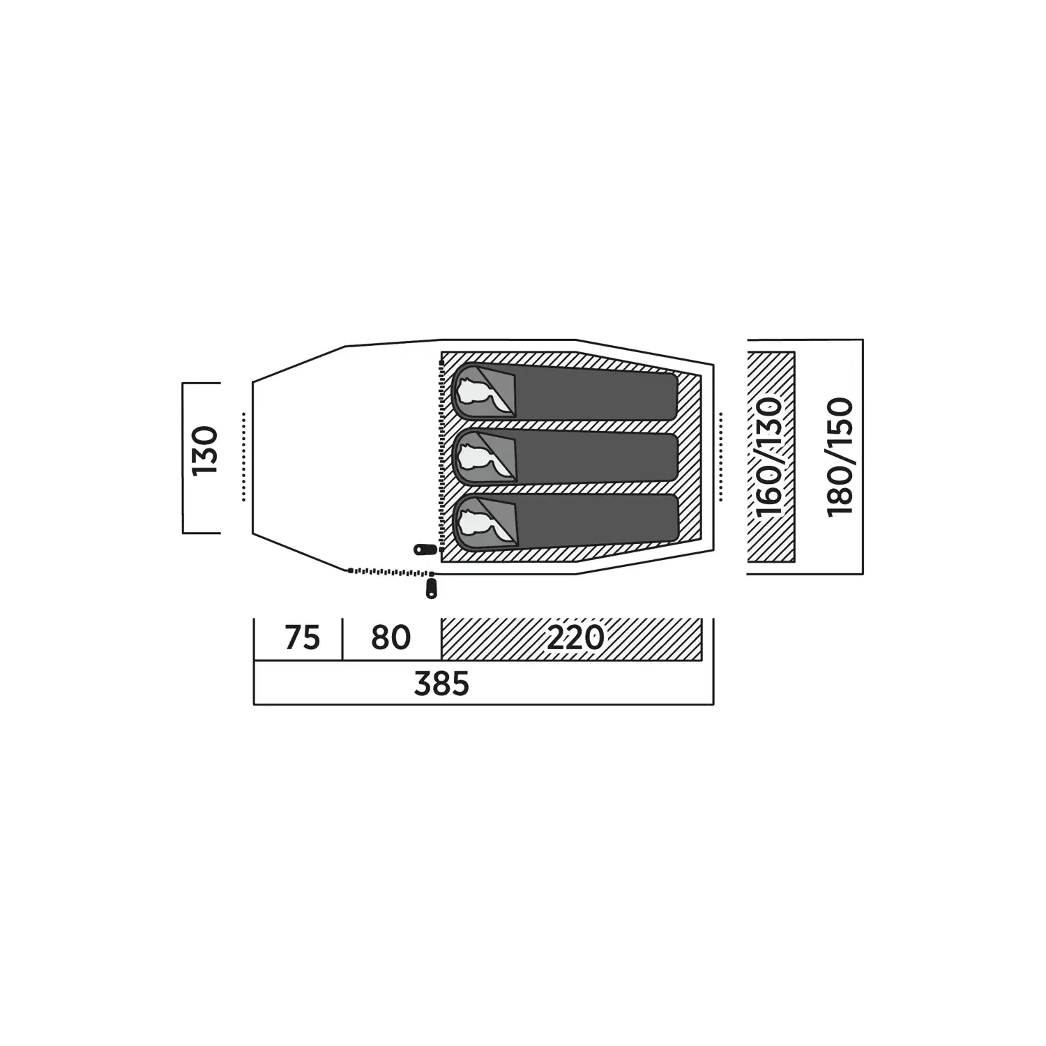 Easy Camp Pasvik 3, 3-Person Tent - Image 8