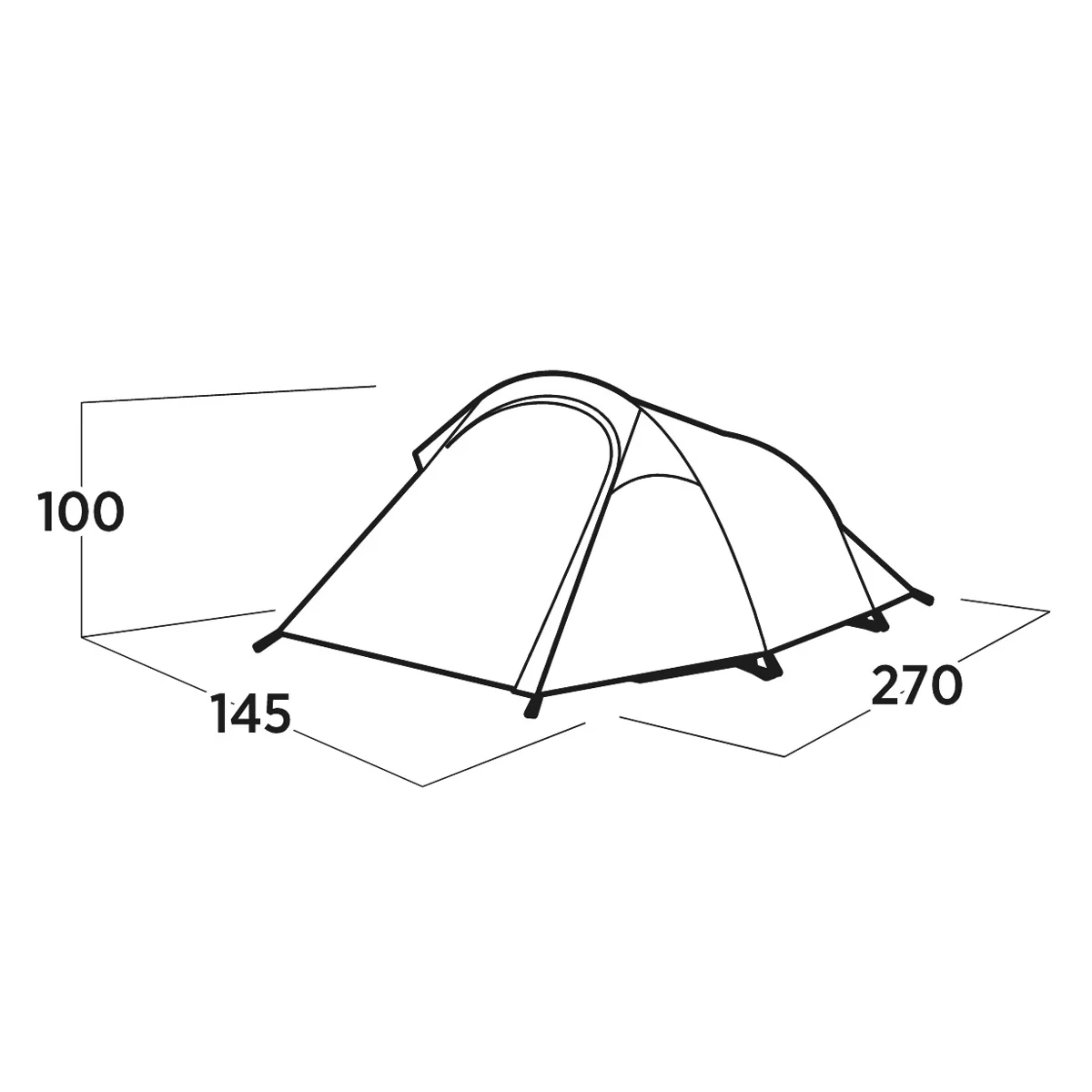 Easy Camp Reindal 2, 2-Person Tent - Image 3