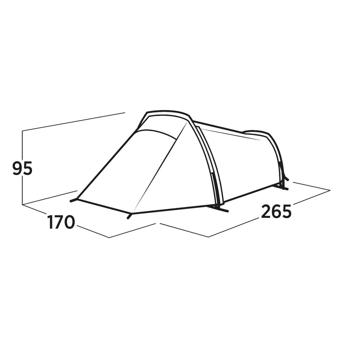 Easy Camp Sarek 2, 2-Person Tent - Image 3