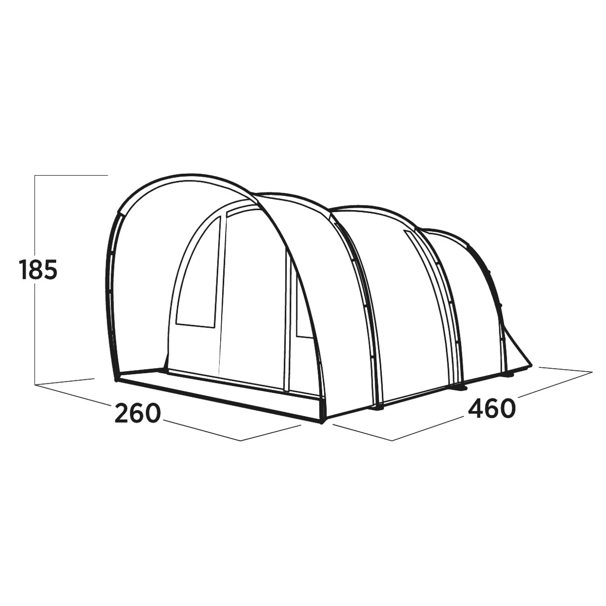 Easy Camp Skarvan 4, 4-Person Tent - Image 3
