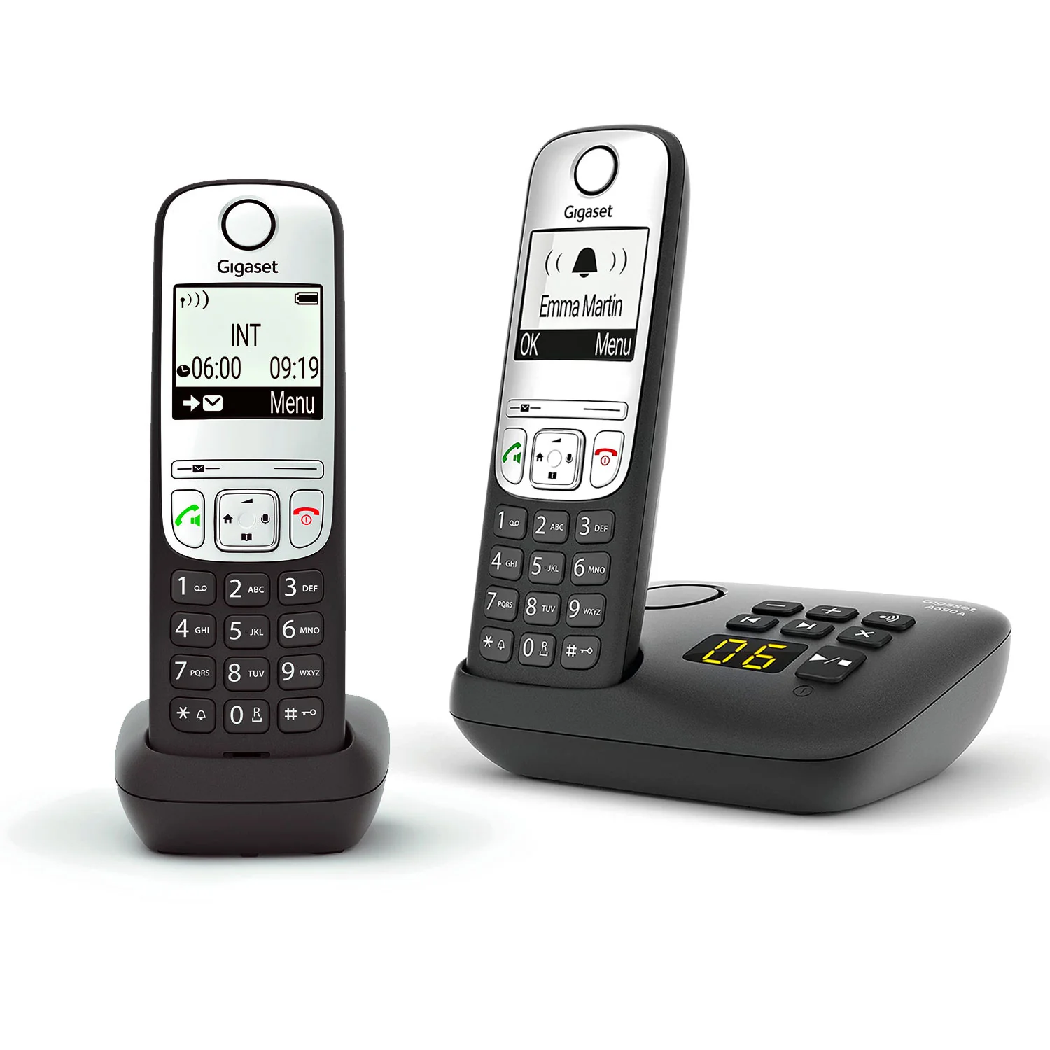 Gigaset A690A Long Range Cordless Phones, Twin Handset - Image 2