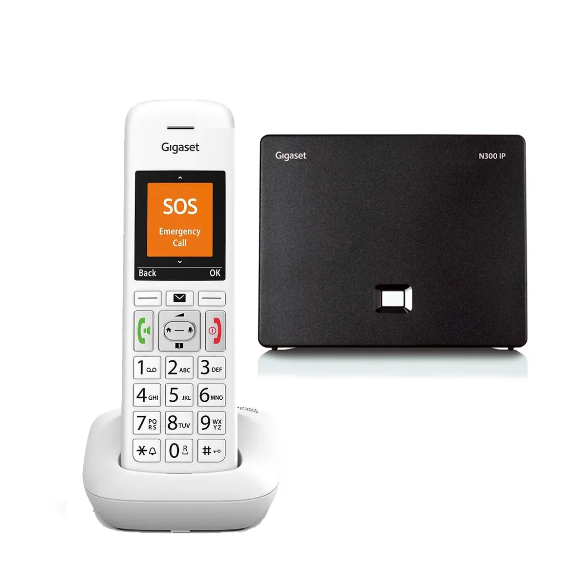 Gigaset E390A Premium VoIP Phone, Single Handset
