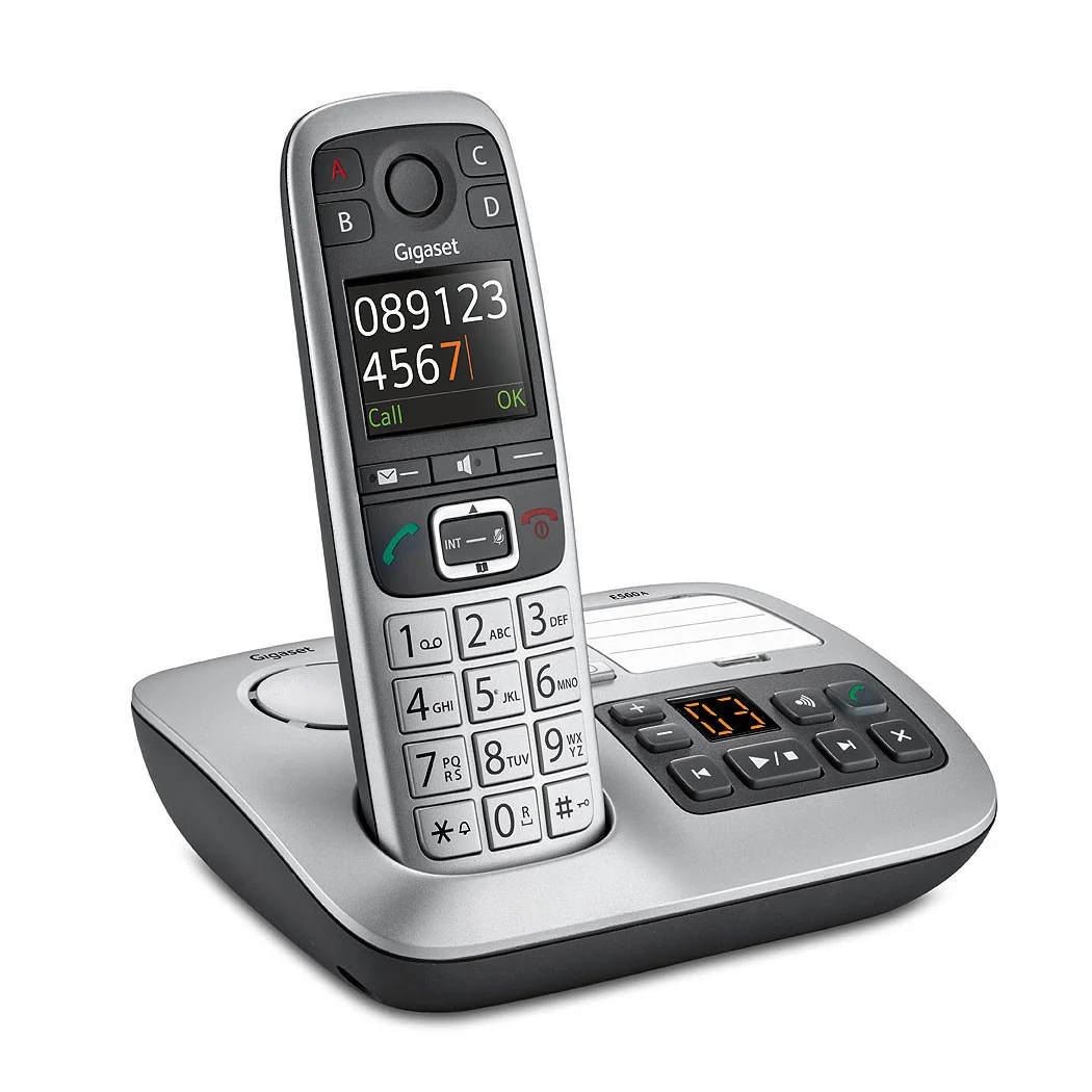 Gigaset E560A Cordless Phone, Trio Handset with Big Buttons - Image 4