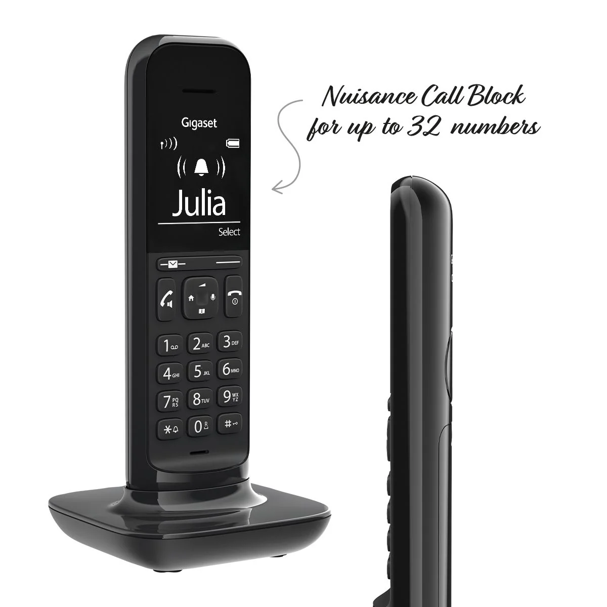 Gigaset Hello Designer Cordless Phone, Quad Handset without Answer Machine - Image 2